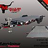 Black 2027 Rainbow Trailers 22' Excursion Tilt Deck Trailer 2x7000 lb Axles at FM Trailer World