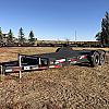 Black 2027 Rainbow Trailers 22' Excursion Partial Tilt Trailer 2x7000 lb Axles at FM Trailer World