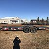 Black 2027 Rainbow Trailers 22' Excursion Partial Tilt Trailer 2x7000 lb Axles at FM Trailer World