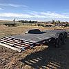Black 2027 Rainbow Trailers 22' Excursion Partial Tilt Trailer 2x7000 lb Axles at FM Trailer World