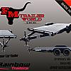 Black 2027 Rainbow Trailers 16' Express Car & Equipment Trailer 2x3,500 lb Axles at FM Trailer World