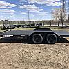 Black 2027 Rainbow Trailers 16' Express Car & Equipment Trailer 2x3,500 lb Axles at FM Trailer World