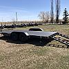 Black 2027 Rainbow Trailers 18' Express Car & Equipment Trailer 2x3,500 lb Axles at FM Trailer World