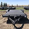 Black 2027 Rainbow Trailers 18' Express Car & Equipment Trailer 2x3,500 lb Axles at FM Trailer World