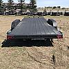 Black 2027 Rainbow Trailers 18' Express Car & Equipment Trailer 2x3,500 lb Axles at FM Trailer World