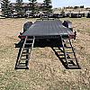 Black 2027 Rainbow Trailers 18' Express Car & Equipment Trailer 2x3,500 lb Axles at FM Trailer World
