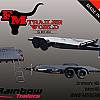 Black 2027 Rainbow Trailers 16' Car & Equipment Trailer - GVWR: 9900lbs 2x5,200 lb Axles at FM Trailer World