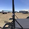 Black 2027 Rainbow Trailers 18'  HD Equipment Trailer - Flip Up Ramps 2x7,000 lb Axles at FM Trailer World