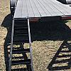 Black 2027 Rainbow Trailers 18'  HD Equipment Trailer - Flip Up Ramps 2x7,000 lb Axles at FM Trailer World