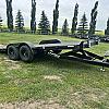 Black 2027 Rainbow Trailers 18' Excursion Tilt Deck Trailer 2x5,200 lb Axles at FM Trailer World