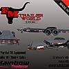 Black 2027 Rainbow Trailers 22' Excursion Partial Tilt Trailer 2x7000 lb Axles at FM Trailer World