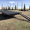Black 2027 Rainbow Trailers 20' Deck Above 2x5,200 lb Axles at FM Trailer World