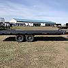 Black 2027 Rainbow Trailers 20' Deck Above 2x5,200 lb Axles at FM Trailer World