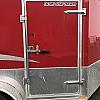 2015 Cargo Mate 7x12 + VNose - 2:3500# Axles w/ Rear Ramp at FM Trailer World