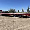 Ansi Grey 2027 Double A 32' Pro Gooseneck Flatdeck Trailer 2x10,000 lb Axles at FM Trailer World