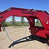 Ansi Grey 2027 Double A 32' Pro Gooseneck Flatdeck Trailer 2x10,000 lb Axles at FM Trailer World
