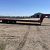 Ansi Grey 2027 Double A 32' Pro Gooseneck Flatdeck Trailer 2x10,000 lb Axles at FM Trailer World