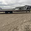 Charcoal 2027 Double A 32' Pro Gooseneck Flatdeck Trailer 2x10,000 lb Axles at FM Trailer World