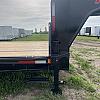 Black 2027 Double A 32' Pro Gooseneck Flatdeck Trailer 3x7,000 lb Axles at FM Trailer World