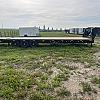 Black 2027 Double A 32' Pro Gooseneck Flatdeck Trailer 3x7,000 lb Axles at FM Trailer World