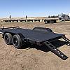 Black 2027 Rainbow Trailers 14' Rainbow Express Car & Equipment 2x3,500 lb Axles at FM Trailer World