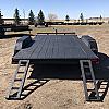Black 2027 Rainbow Trailers 14' Rainbow Express Car & Equipment 2x3,500 lb Axles at FM Trailer World