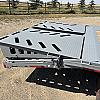 Ansi Grey 2027 Double A 32' Pro Gooseneck Flatdeck Trailer 2x10,000 lb Axles at FM Trailer World