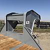 Ansi Grey 2027 Double A 32' Pro Gooseneck Flatdeck Trailer 2x10,000 lb Axles at FM Trailer World