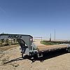 Ansi Grey 2027 Double A 32' Pro Gooseneck Flatdeck Trailer 2x10,000 lb Axles at FM Trailer World