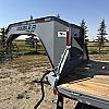 Ansi Grey 2027 Double A 32' Pro Gooseneck Flatdeck Trailer 2x10,000 lb Axles at FM Trailer World