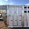 2027 Duralite 7.5 x25' Trail Drive (90") Aluminum Stock Trailer 2x7000 lb Axles at FM Trailer World
