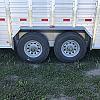 2027 Duralite 7.5 x25' Trail Drive (90") Aluminum Stock Trailer 2x7000 lb Axles at FM Trailer World