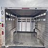 2027 Duralite 8'x25' Trail Drive (25' x96") Aluminum Stock Trailer 48" Wide Side Door 2x8000 lb Axles at FM Trailer World