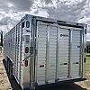 Alum 2027 Duralite 8'x30' Trail Drive (96"x30') Aluminum Stock Trailer 54" Wide Side Door 3x8000 lb Axles at FM Trailer World