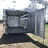 Alum 2027 Duralite 8'x30' Trail Drive (96"x30') Aluminum Stock Trailer 54" Wide Side Door 3x8000 lb Axles at FM Trailer World