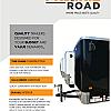 Charcoal 2026 Rainbow Trailers 6'x12' Prairie Road Cargo Trailer Single Axle Barn Door 1x3500 lb Axle at FM Trailer World