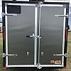 Charcoal 2026 Rainbow Trailers 6'x12' Prairie Road Cargo Trailer Tandem Axle Barn Doors 2x3500 lb Axles at FM Trailer World