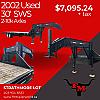Black 2002 SWS 30' Gooseneck 2x10,000 lb Axles at FM Trailer World