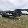 Black 2002 SWS 30' Gooseneck 2x10,000 lb Axles at FM Trailer World