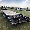 Black 2002 SWS 30' Gooseneck 2x10,000 lb Axles at FM Trailer World