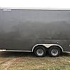 Charcoal 2018 Wells Cargo 8.5'x16' Rear Barn Doors w/2-5200# Axles at FM Trailer World