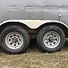 Charcoal 2018 Wells Cargo 8.5'x16' Rear Barn Doors w/2-5200# Axles at FM Trailer World