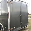 Charcoal 2018 Wells Cargo 8.5'x16' Rear Barn Doors w/2-5200# Axles at FM Trailer World