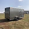 Charcoal 2027 Rainbow Trailers 6'x12' Prairie Road Cargo Trailer Single Axle Charcoal Ramp 1x3500 lb Axle at FM Trailer World