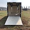 Charcoal 2027 Rainbow Trailers 6'x12' Prairie Road Cargo Trailer Single Axle Charcoal Ramp 1x3500 lb Axle at FM Trailer World