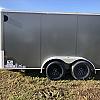 Charcoal 2027 Rainbow Trailers 6'x12' Prairie Road Cargo Trailer Tandem Ramp Door Charcoal 2x3500 lb Axles at FM Trailer World