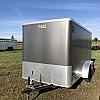 Charcoal 2027 Rainbow Trailers 6'x12' Prairie Road Cargo Trailer Tandem Ramp Door Charcoal 2x3500 lb Axles at FM Trailer World