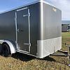 Charcoal 2027 Rainbow Trailers 6'x12' Prairie Road Cargo Trailer Tandem Ramp Door Charcoal 2x3500 lb Axles at FM Trailer World