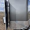 Charcoal 2027 Rainbow Trailers 7'x14' Prairie Road Cargo Sport Trailer Tandem Charcoal Barn - V Nose  - 2x3500 lb Axles at FM Trailer World