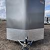 Charcoal 2027 Rainbow Trailers 7'x14' Prairie Road Cargo Sport Trailer Tandem Charcoal Barn - V Nose  - 2x3500 lb Axles at FM Trailer World